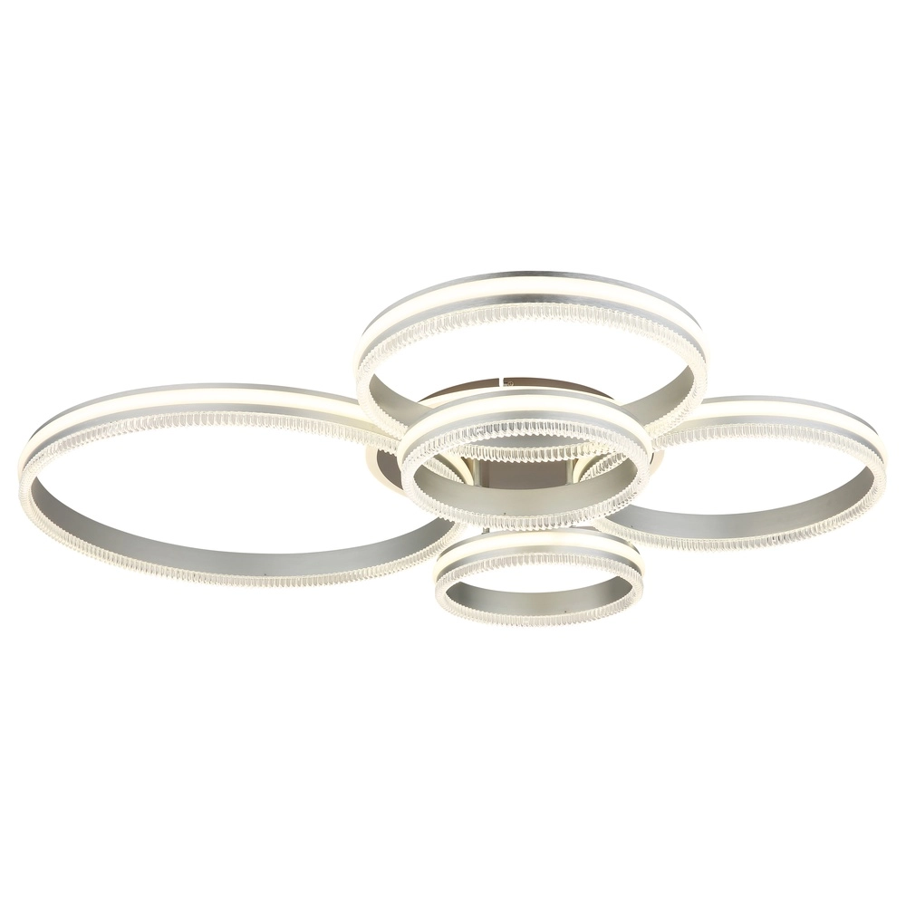 Deckenlampe Francine Gunmetal 5 Ringe