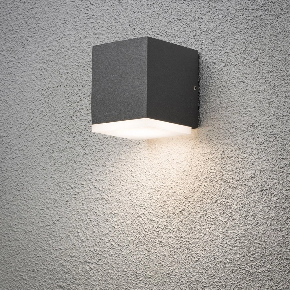 LED-Wandleuchte Monza Down Anthrazit KonstSmide 7318307990379