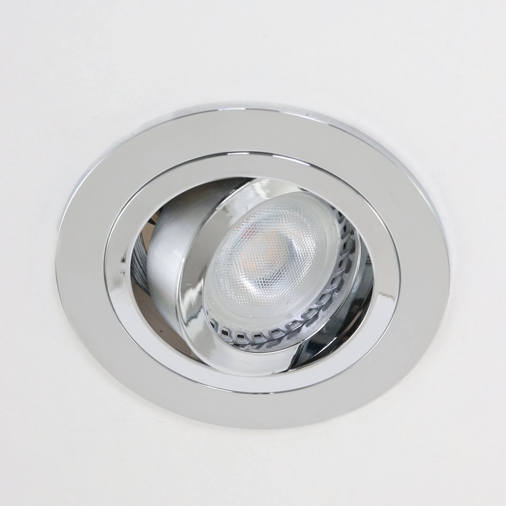 Einbaustrahler Round 10 cm metallic-grau Steinhauer 8712746113532