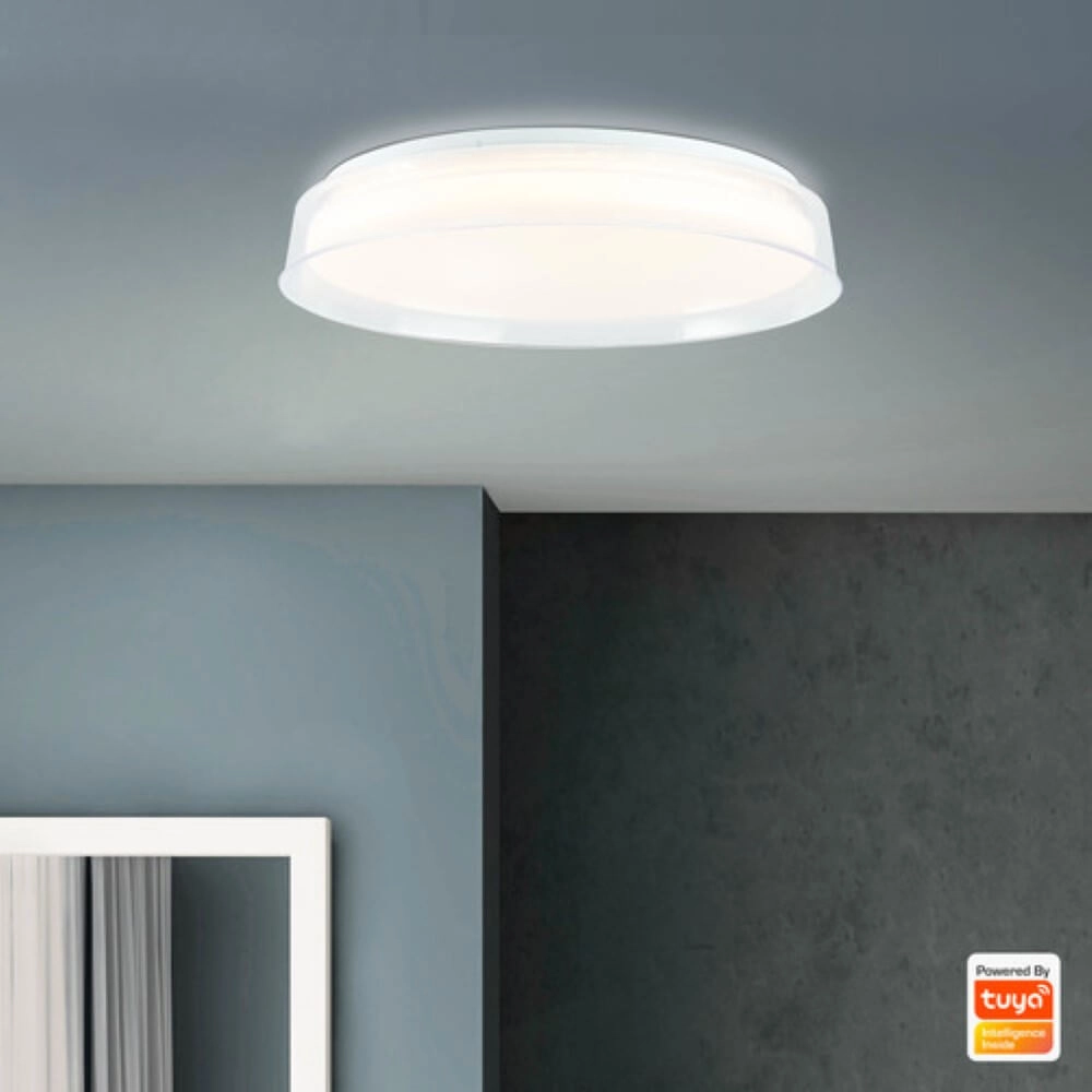 LED-Deckenleuchte Leanna dimmbar mit Tuya Brilliant 4004353379925