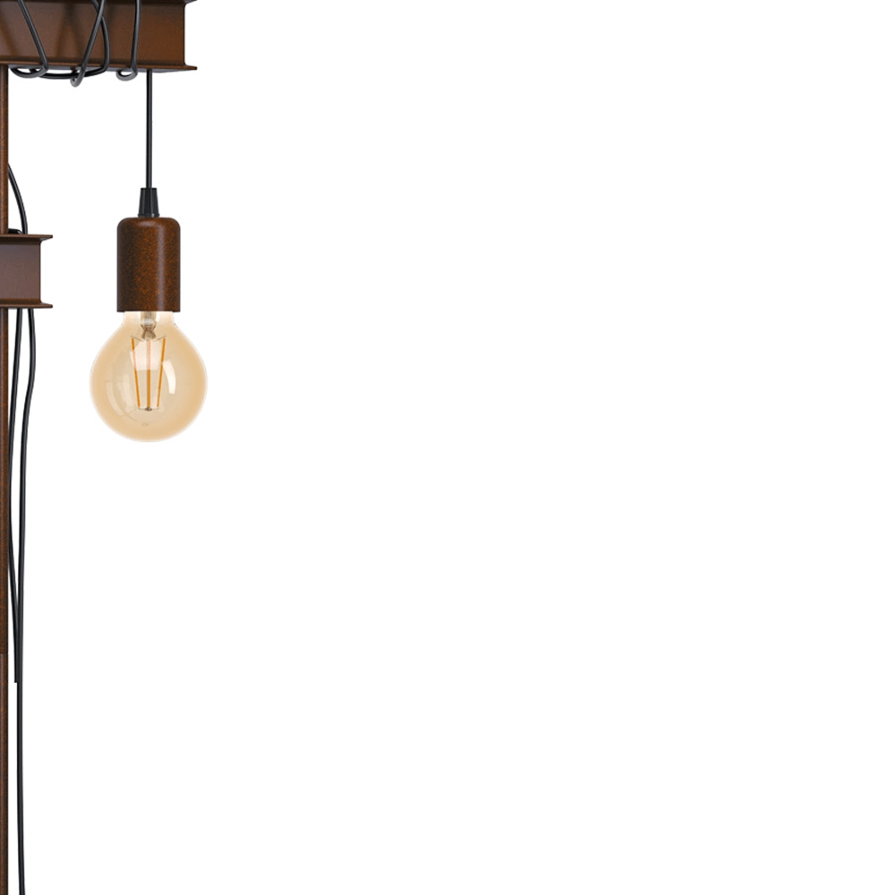 Rostige Stehlampe Townshend 4 Eglo 9002759435264