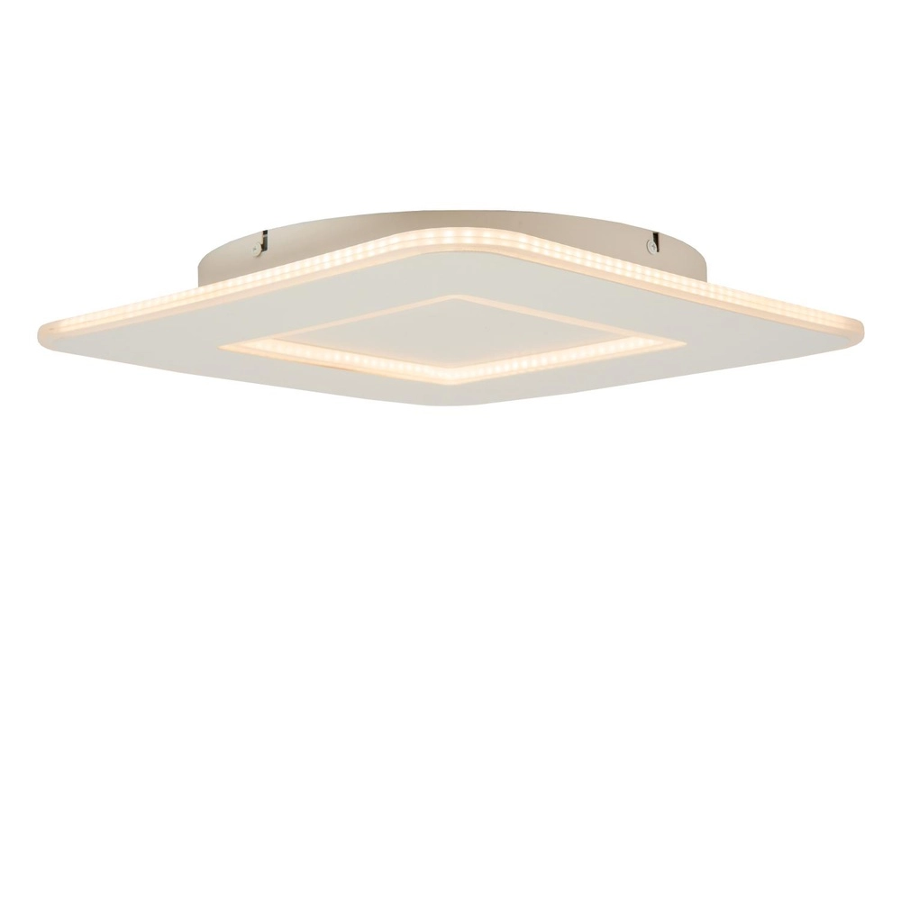 Quadratische Deckenlampe Axelle weißes 2700K dimmbar Lucide 5411212441706