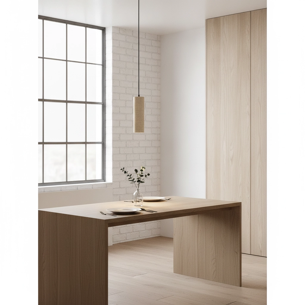 Moderne Pendellampe Melony Sandbraun
