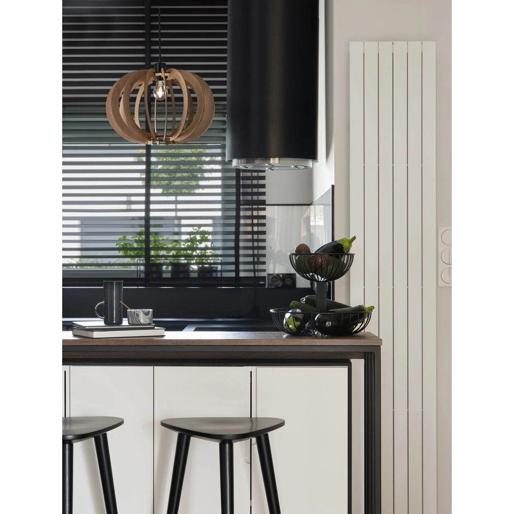 Pendelleuchte aus Holz Ottoline dunkel Ø 40cm Lyora 5212017436207