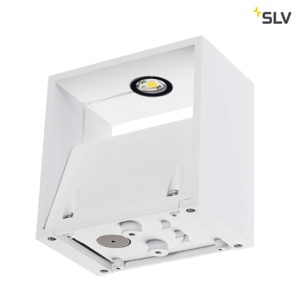 LED-Außenleuchte Logs Wall Up - Down Weiß SLV 4024163131339