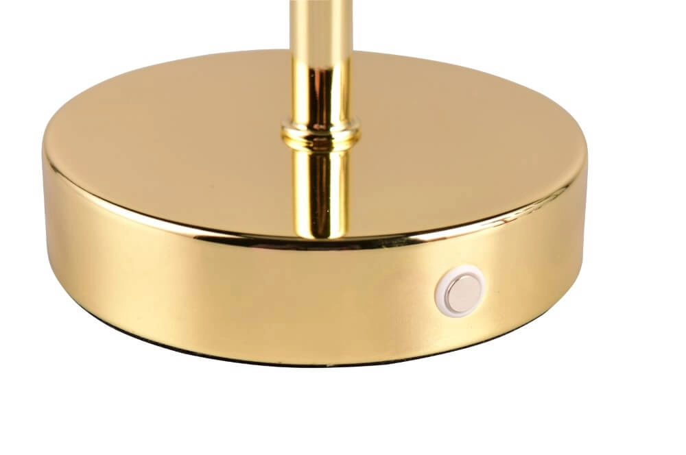 Wiederaufladbare Tischlampe Jeff Gold Trio 4017807598933