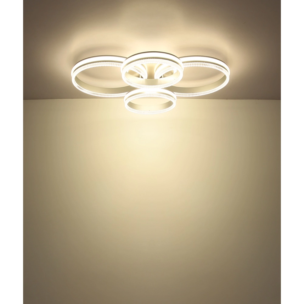 Deckenlampe Francine Gunmetal 4 Ringe Globo 9007371592630