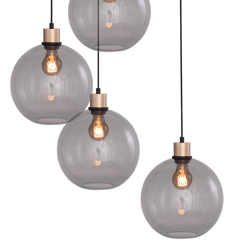 Vide-Hängelampe Lazise 5-helles Gold Masterlight 8718121303086
