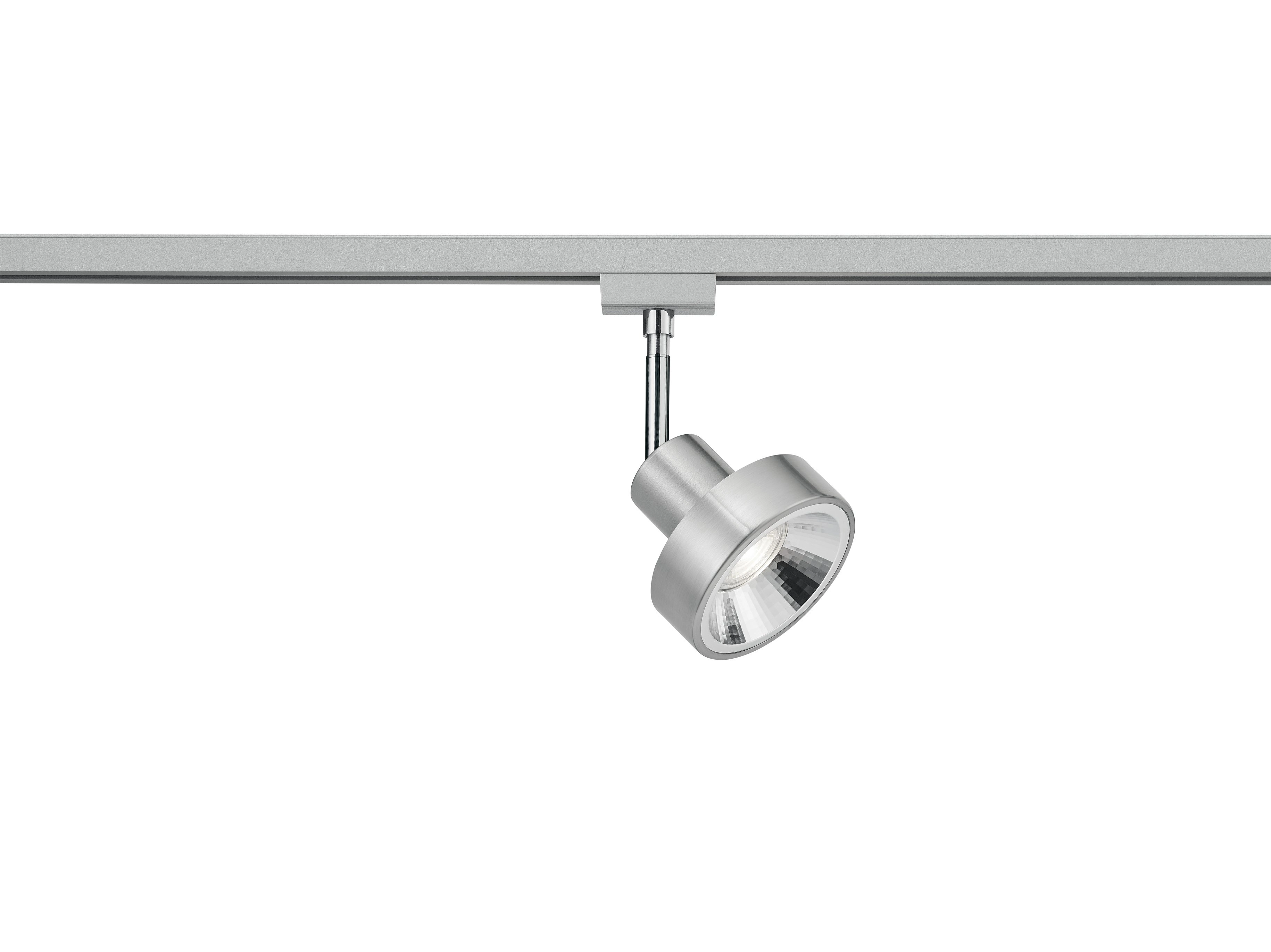 2-phasiger Schienenscheinwerfer Duoline grau mit Chrom Trio 4017807472073