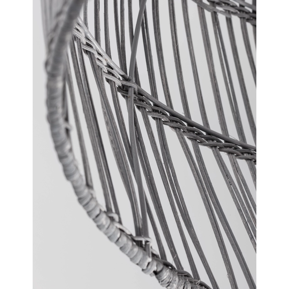 Graue Pendelleuchte Destin Rattan Ø 42cm Lyora 5212017416681