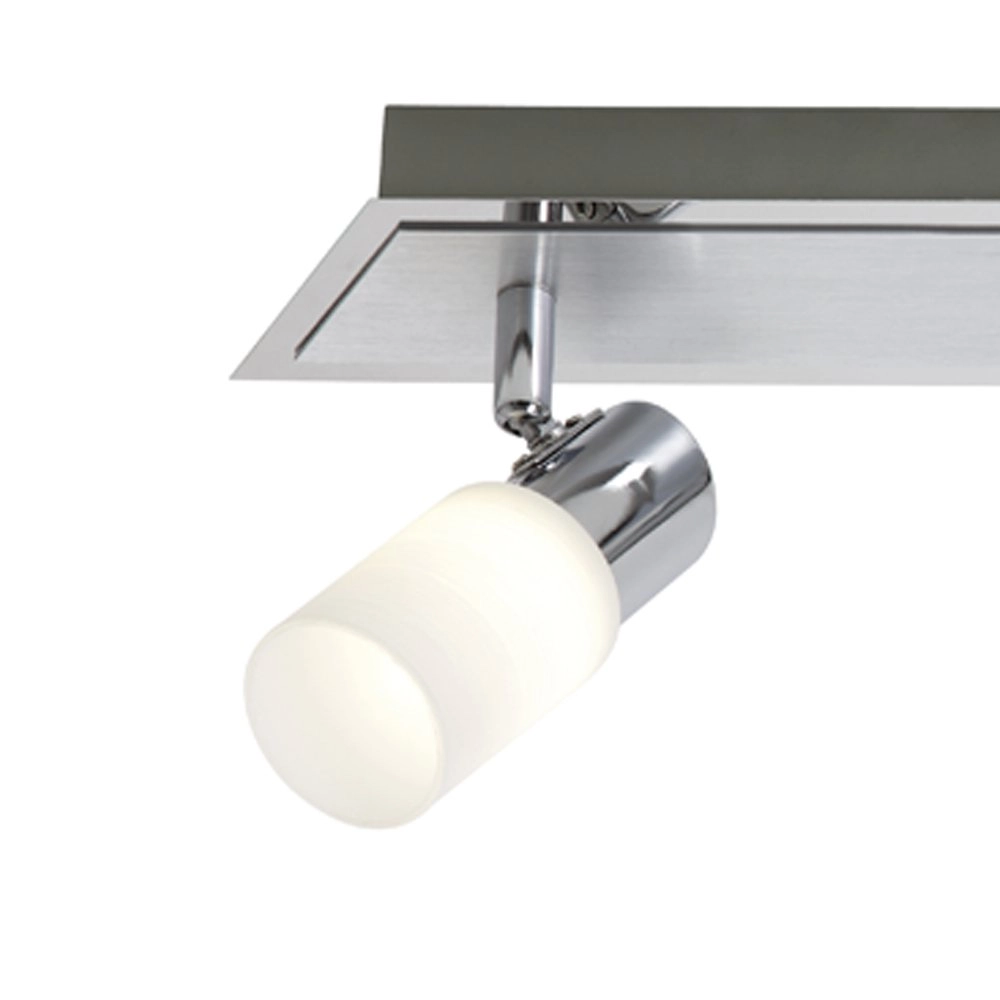 LED-Deckenstrahler Series 8214 Beam 3-Licht-Metallgrau mit chrom Trio 4017807220902