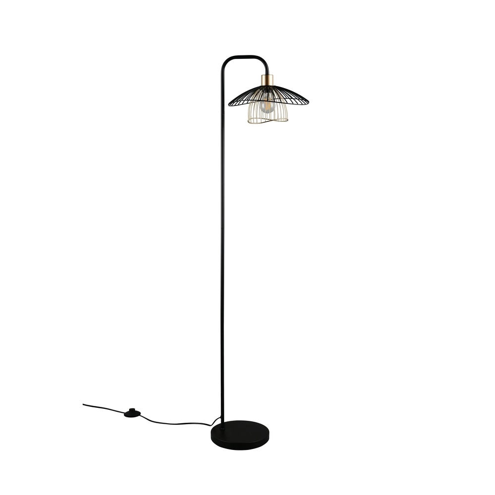 Stehlampe Lauris Schwarz Trio 4017807678109