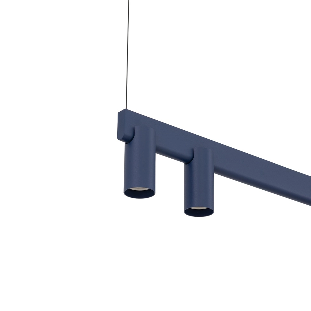 Design-Pendellampe Fourty 7-Licht Marineblau Lyora 5903139122931