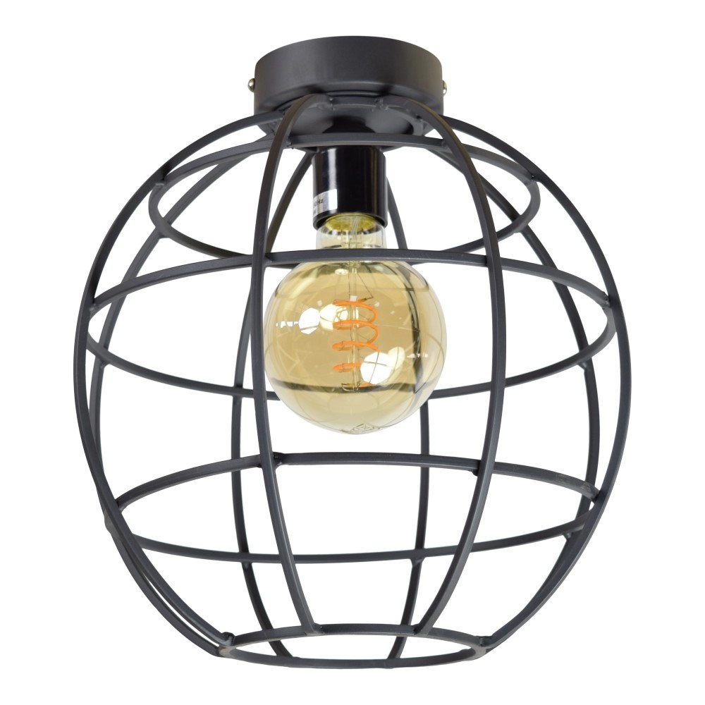 Deckenleuchte Globe 28 cm Matt Black