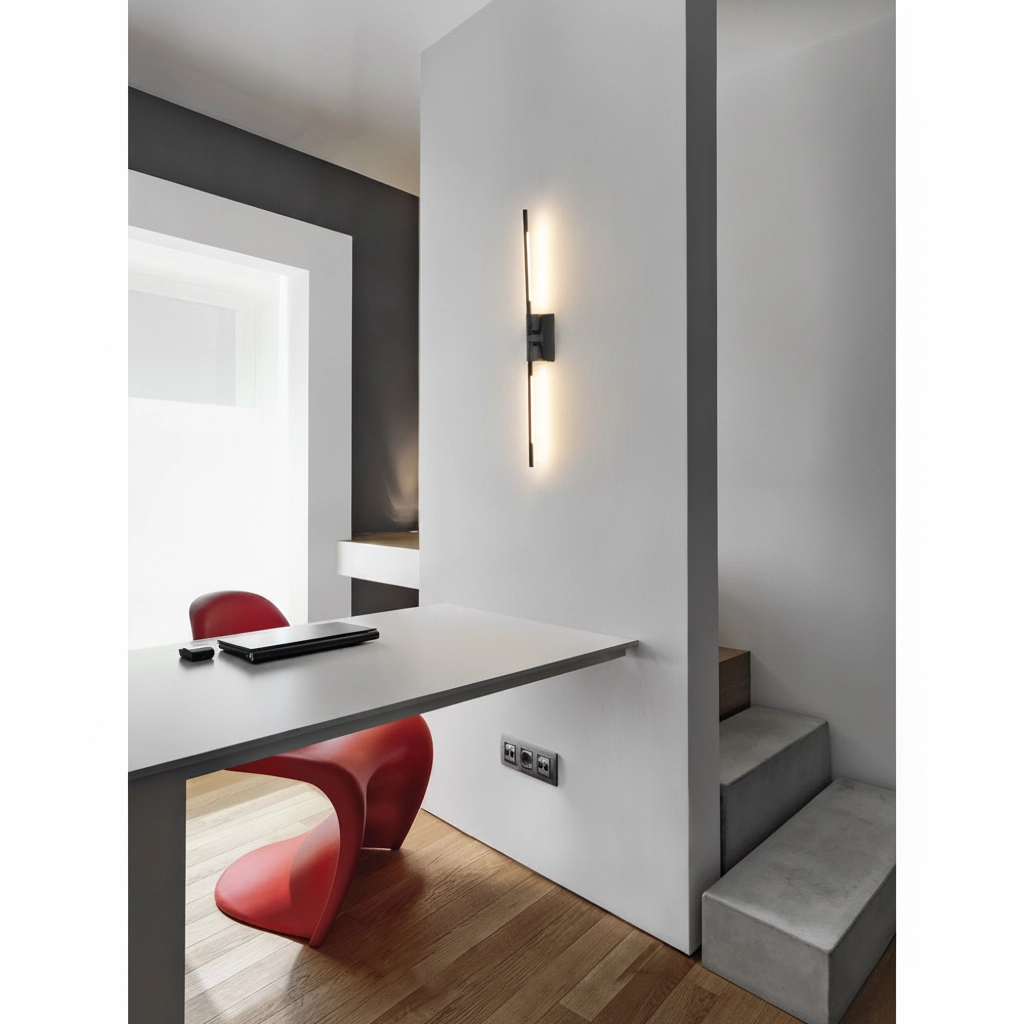 Wandlampe Raccio Schwarzes Doppel