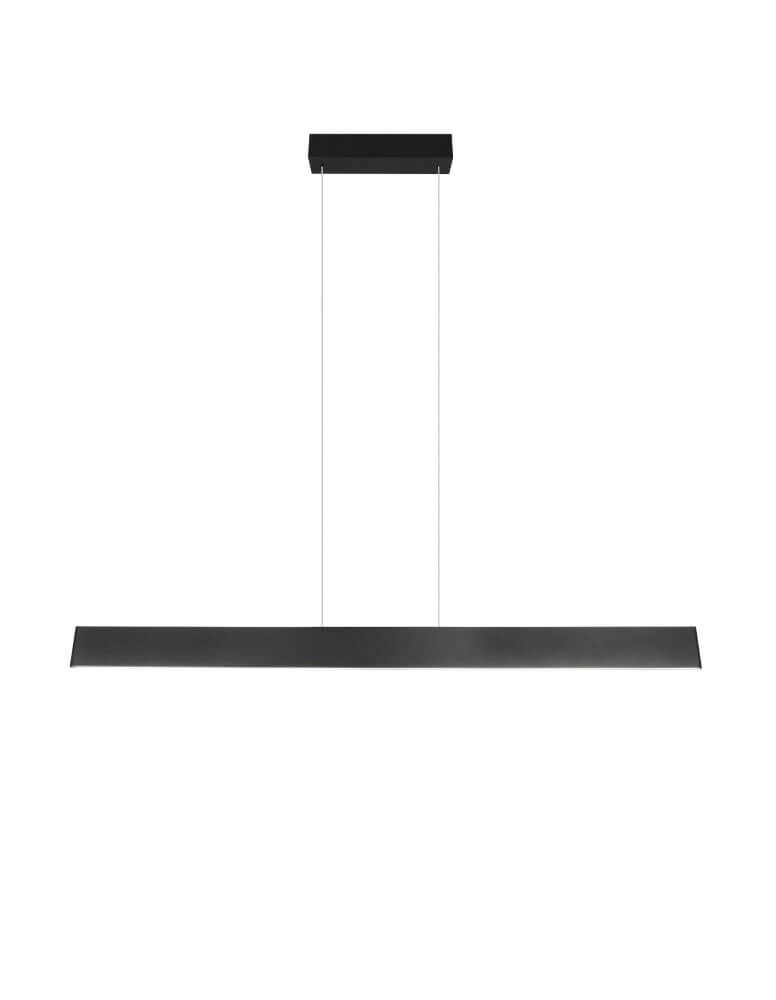 LED-Büro-Hängelampe Galway 150cm - schwarz Trio 4017807616668