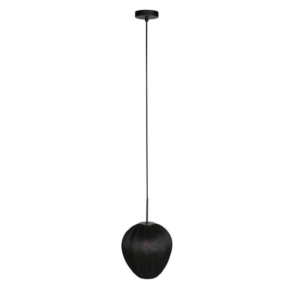 Pendelleuchte HaloSwap mit schwarzem Stoffschirm Ø 25cm Steinhauer 8712746179781