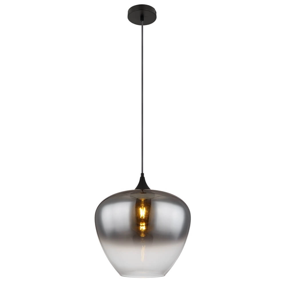 Schwarze Pendelleuchte Maxy Einzel Ø 29cm