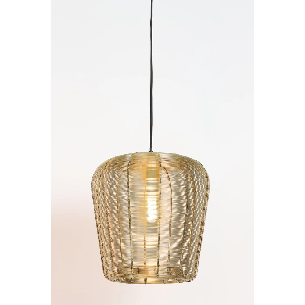 Goldene Pendellampe Adeta Ø 28cm Light & Living 8717807601027