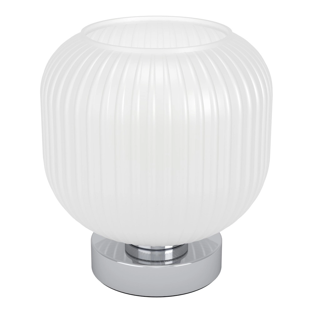 Design-Tischlampe Dasmina chrom Ø 20cm