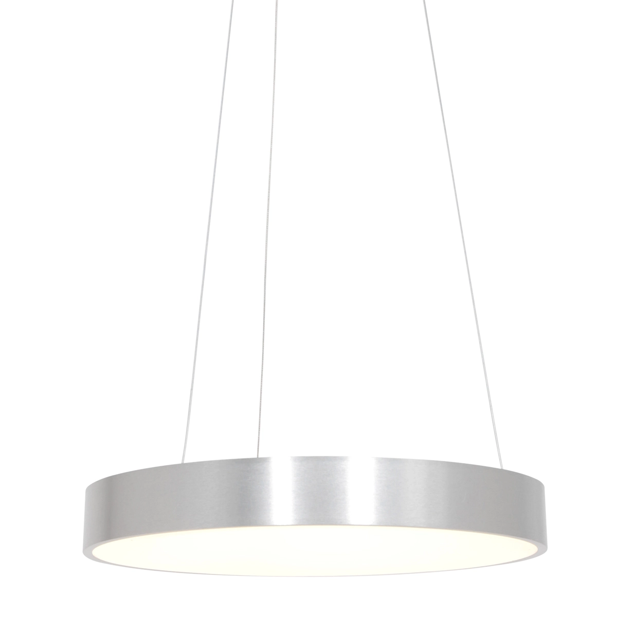 LED-Hängelampe Ringlede Ø 48cm Metallgrau Steinhauer 8712746135213