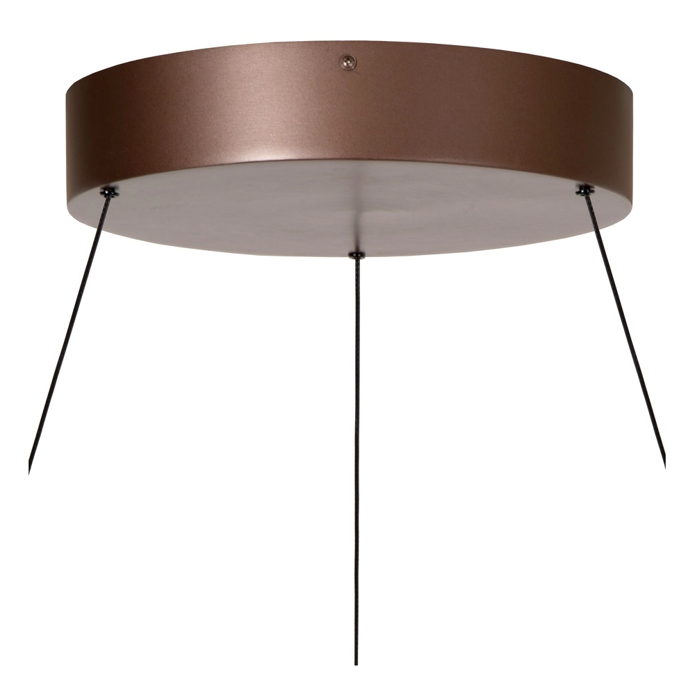 Design-Pendellampe Liane rostbraun Ø 80 cm Lucide Vibes 5411212461124