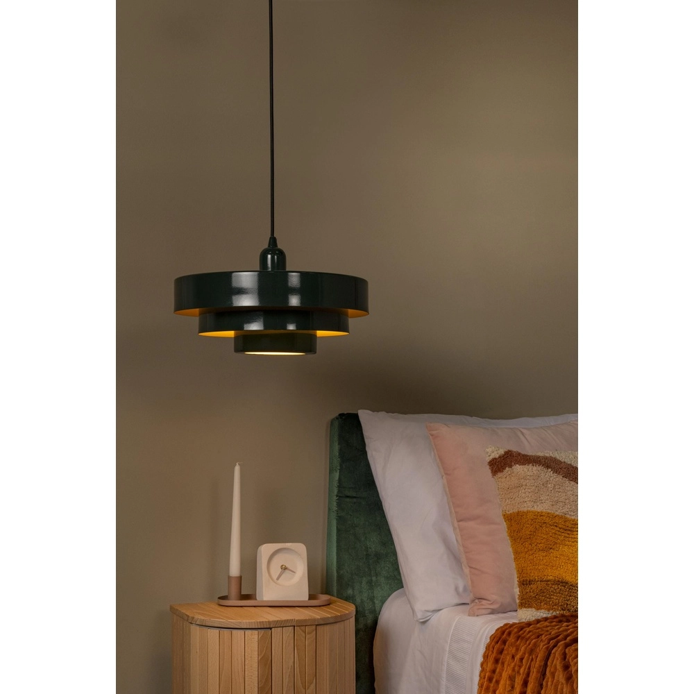 Design-Pendellampe Runa grün Ø 35 cm Lucide 5411212212214