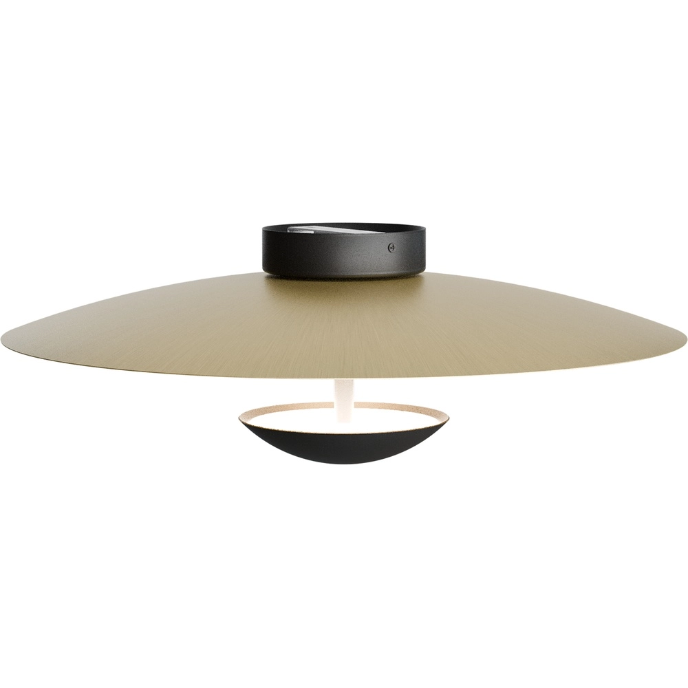 Deckenlampe 16 cm Scala Ø 45cm schwarz mit Gold Masterlight 8718121389615