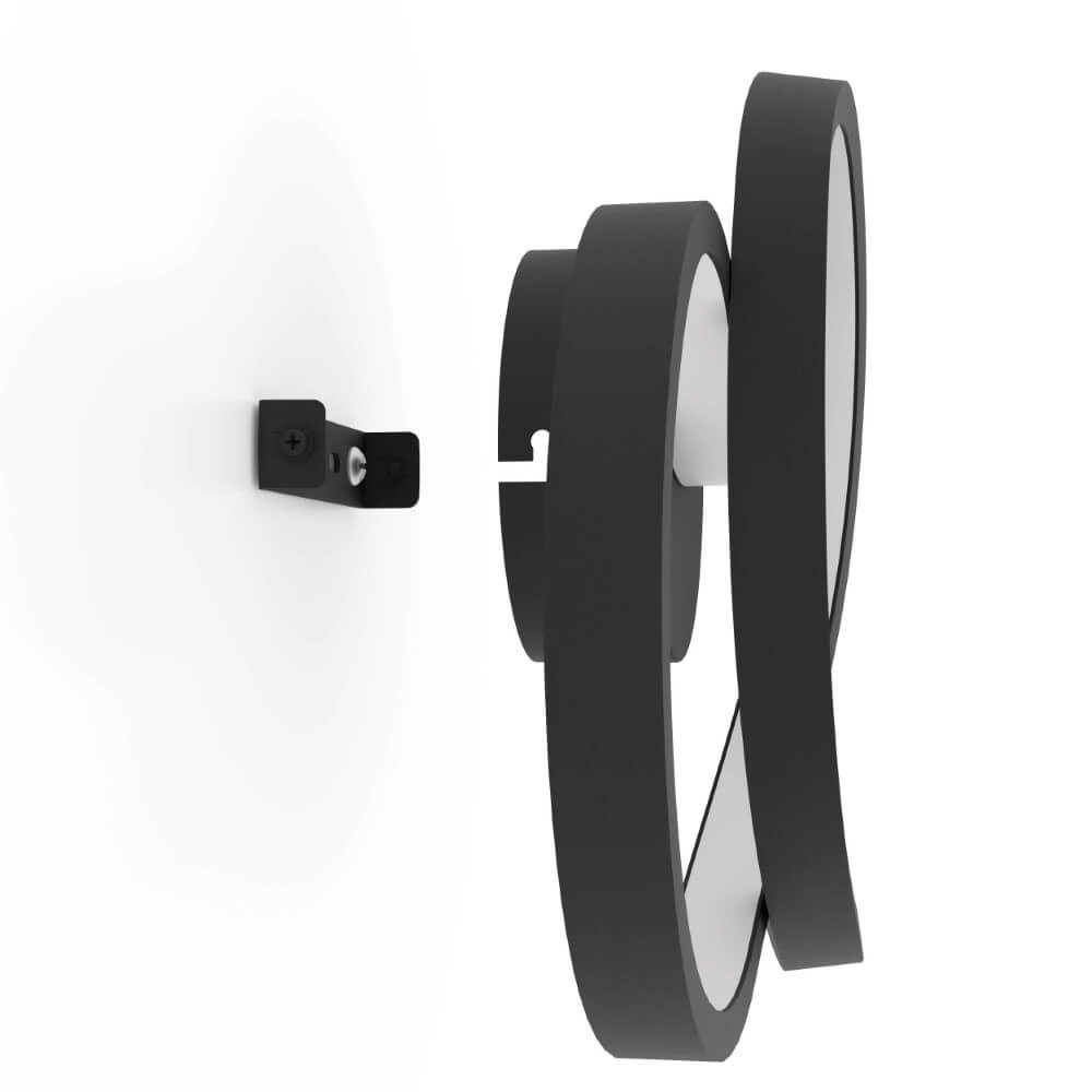 Schwarze LED-Wandleuchte Gianella Eglo 9008606275021