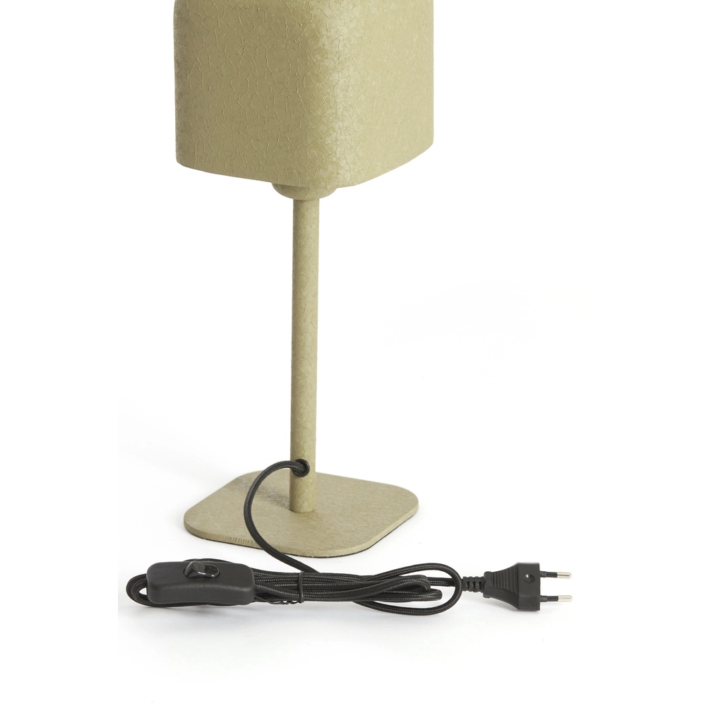 Nachttischlampe Elenie 13x13 cm – mattes Olivgrün Light & Living 8717807818661