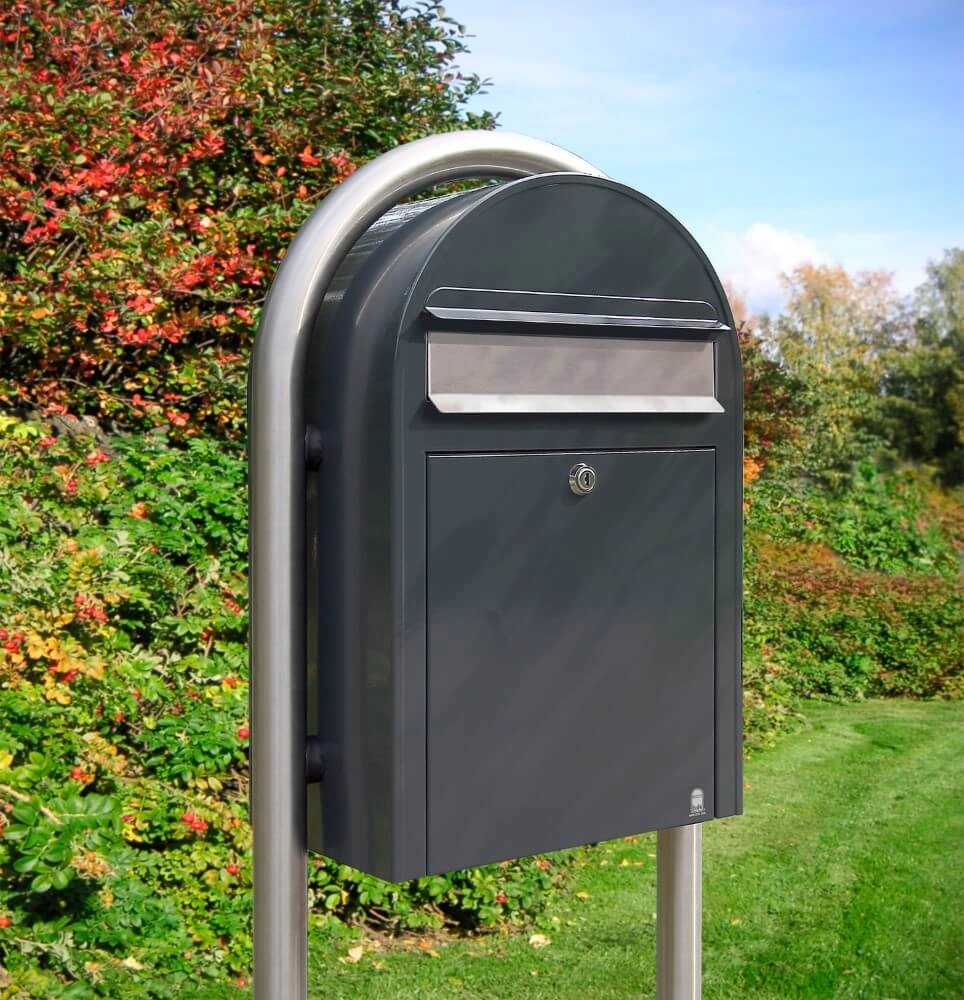 Briefkasten Classic 7016 i Dunkelgrau Bobi 6417237001146
