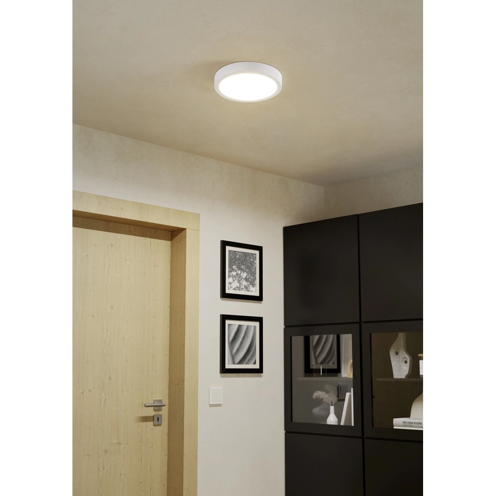 LED-Deckenlicht Fueva 6 rund – weiß – Ø 21,1 cm Eglo 9008606330157