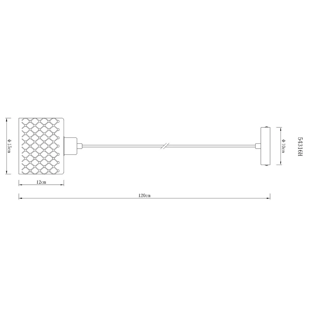 Design-Pendellampe Alonso Schwarz Globo 9007371566266