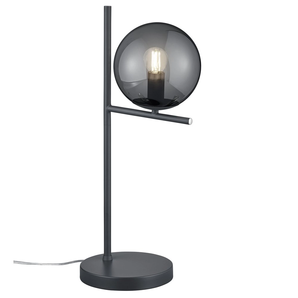 Tischlampe Pure 52cm Anthrazit mit Rauch