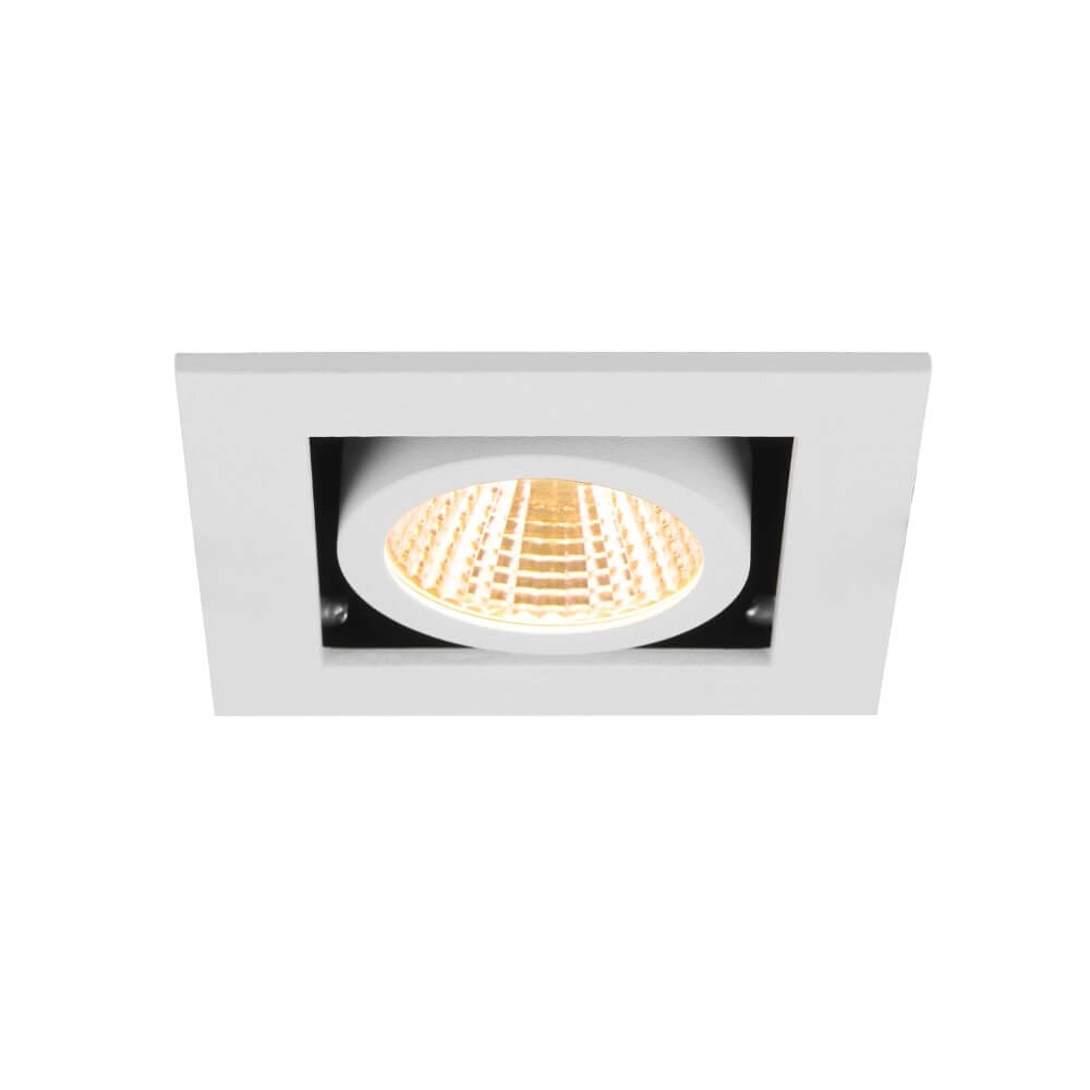 Quadratischer LED-Einbaustrahler Kadux Single 1x LED - weiß - 3000K SLV 4024163279314