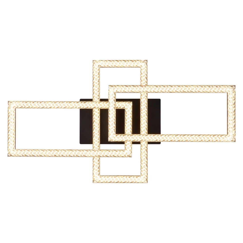 Deckenlampe mit schwarzem Design Sapena mit Kristall Globo 9007371453559