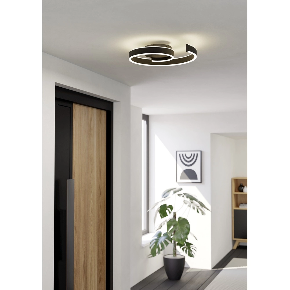 Smarte Deckenleuchte Andabaia-Z Schwarzes Design Eglo 9008606358298