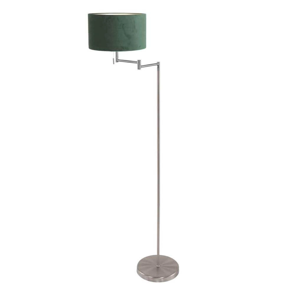 Stehlampe Bella Metall mit grüner Kappe Steinhauer 8712746174540