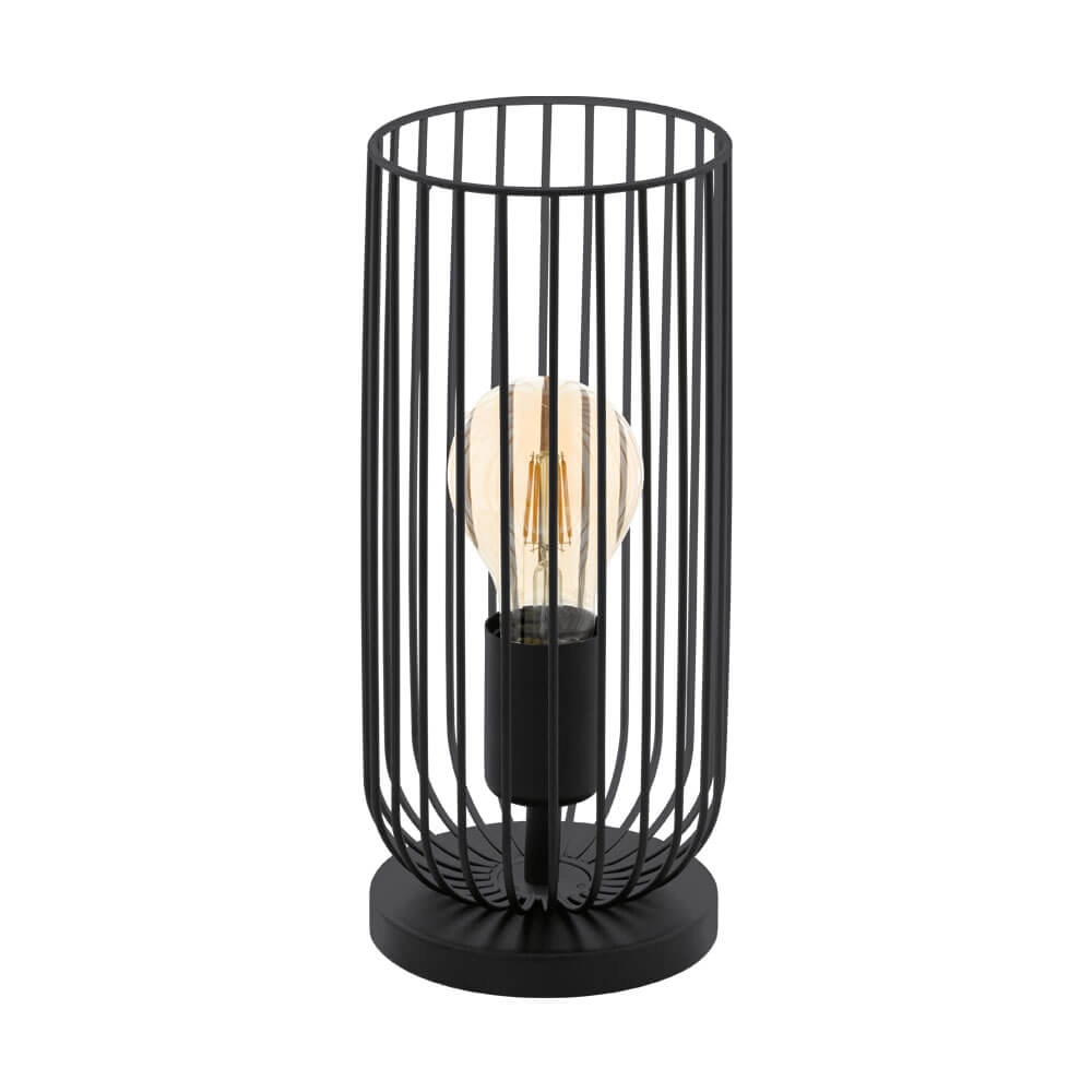 Schwarze Tischlampe Roccamena