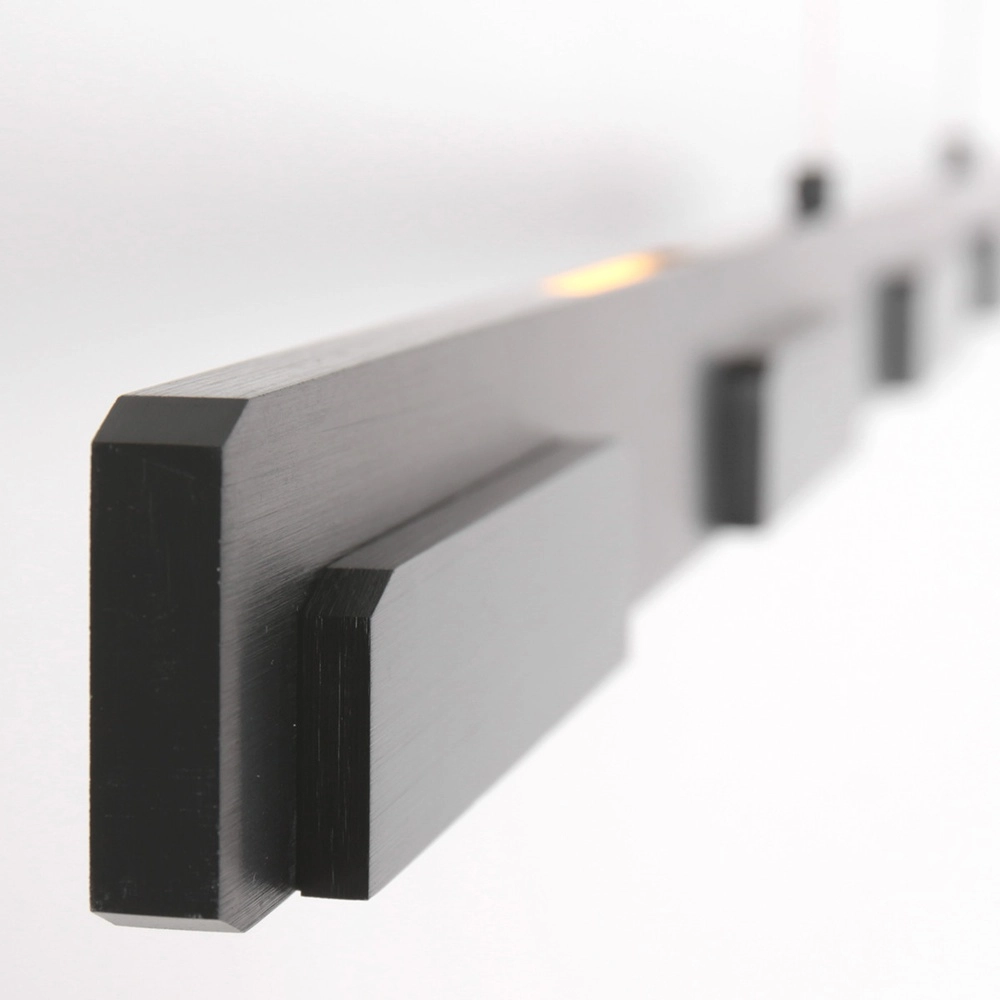 Schlanke Pendelleuchte Bloc schwarz Steinhauer 8712746148275
