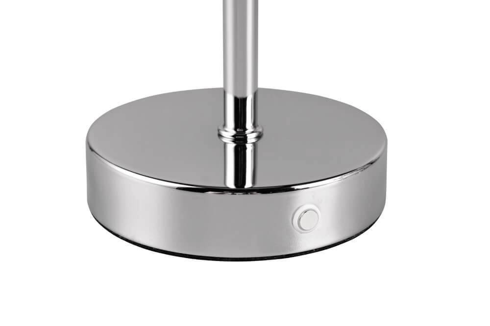 Wiederaufladbare Tischlampe Jeff Chrom Trio 4017807598988