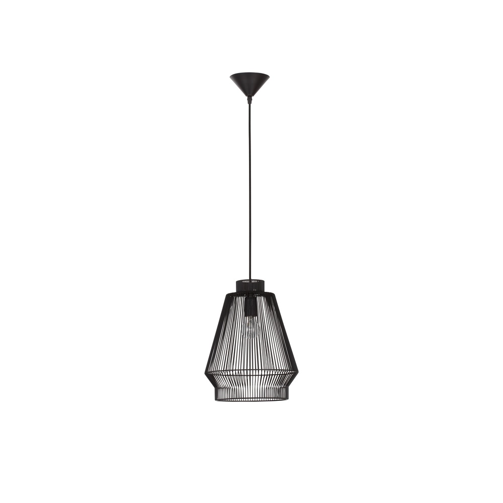 Böhmische Pendelleuchte Bredo Ø 27,5cm schwarz Lyora 5212017438898