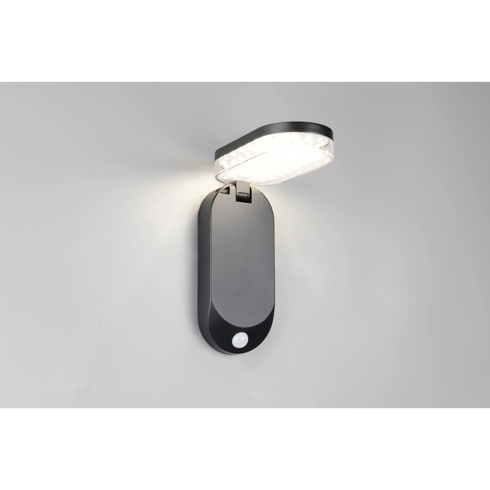 Design-Wandleuchte Lagoas Solar Schwarz Trio 4017807647969