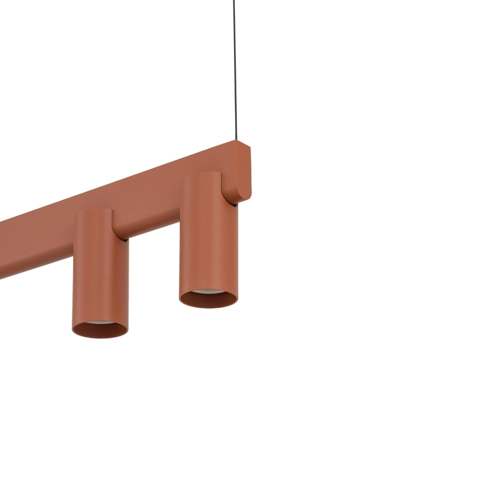 Design-Pendellampe Fourty 8-Licht Terrakotta Lyora 5903139124249