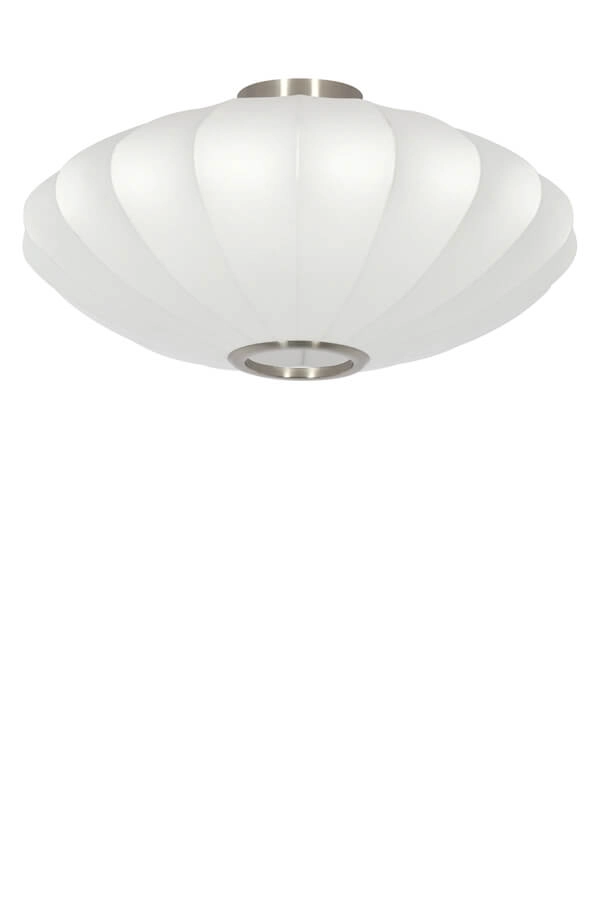 Japandi Deckenleuchte Fay Ø 50cm weiß Light & Living 8717807760458