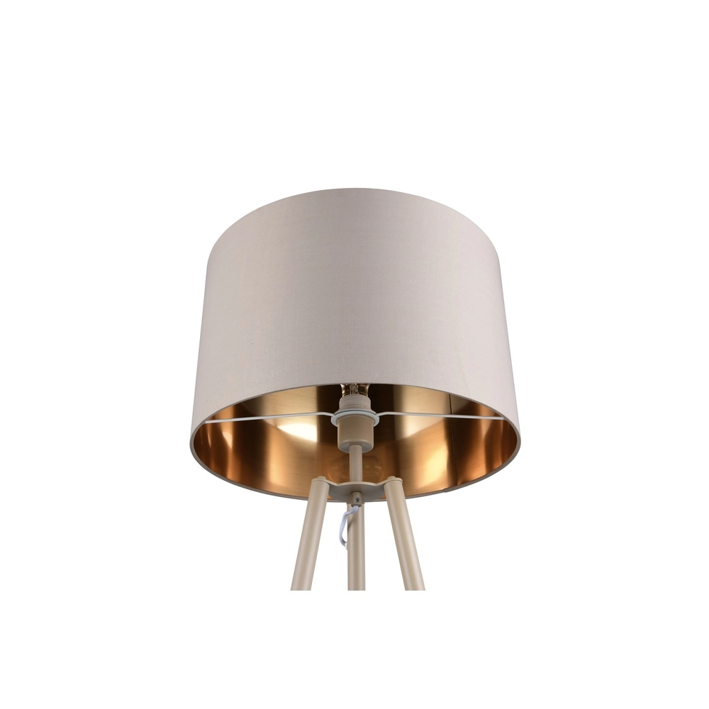 Stehlampe Colette Sandbraun Trio 4017807715422