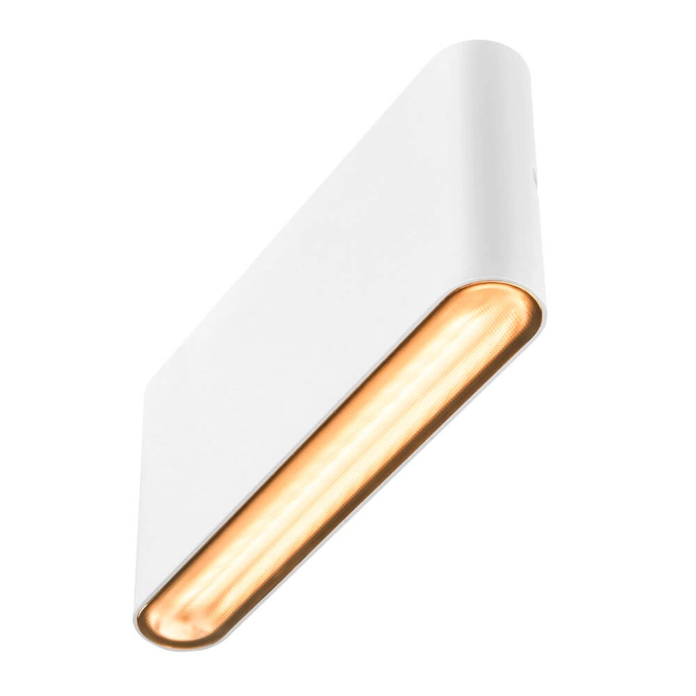 LED-Wandstrahler Oval 18 Oben und unten – weiß SLV 4024163273435