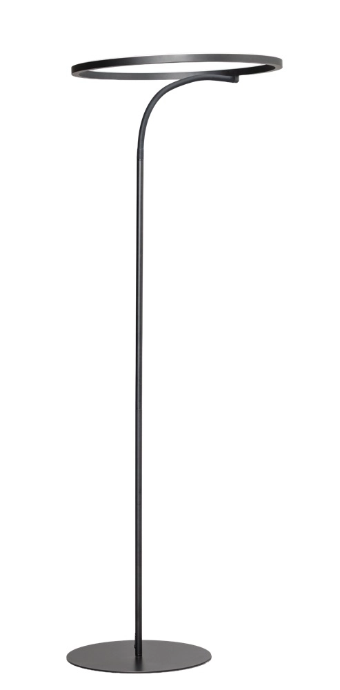 Design-Stehlampe Iris LED – Schwarz