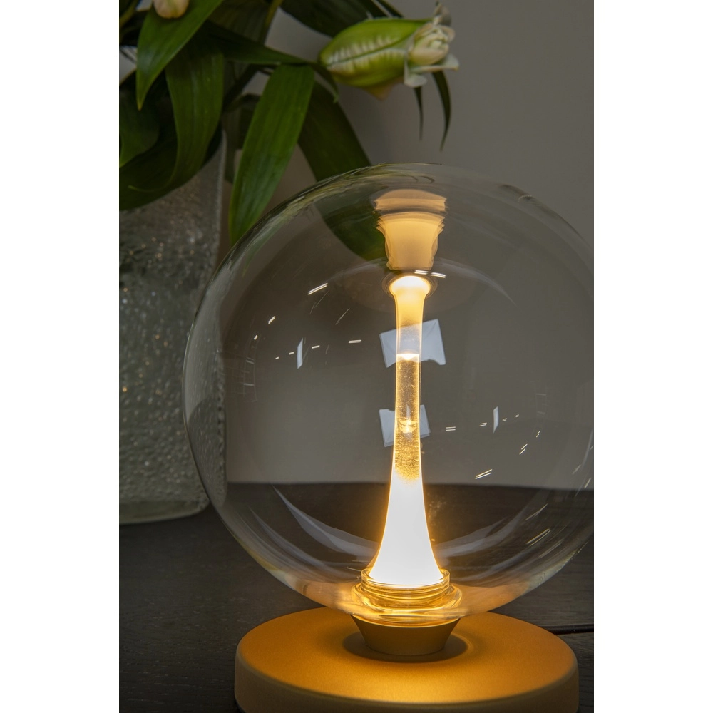 Design LED-Tischlampe Gisela klar – 1x Ø 16 cm Premium by Lucide 5411212134868