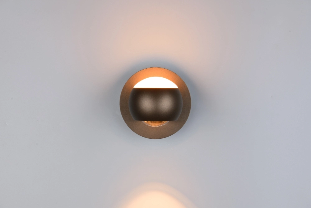 LED-Wandlampe Orbit Platinbraun Trio 4017807686630